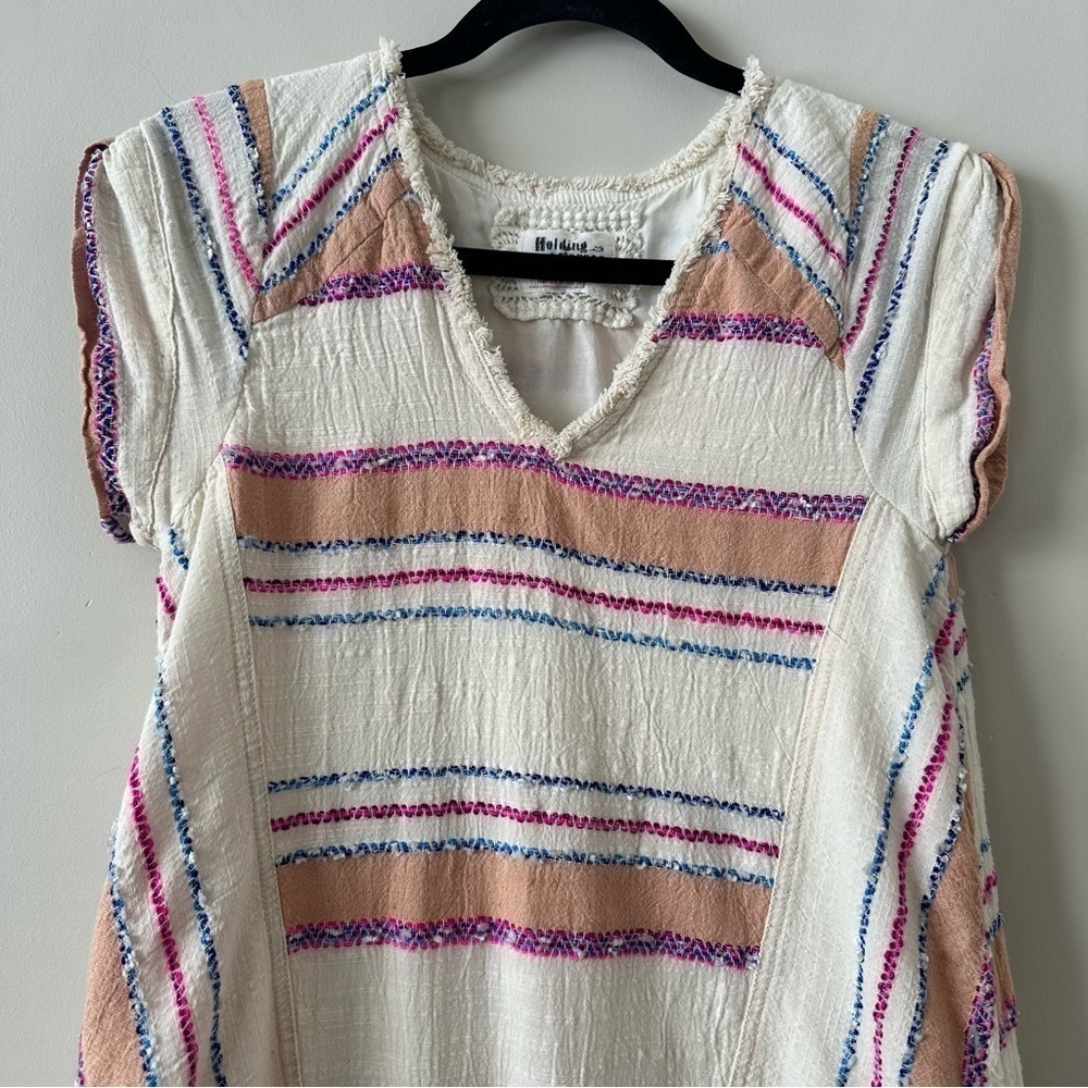 Anthropologie-Holding Horses “Elira” Cotton Vacation Midi Dress (Size:XS) - Picture 6 of 11